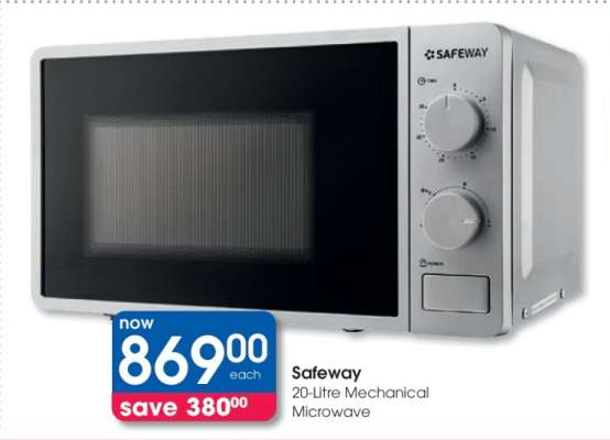 Safeway 20-Litre Mechanical Microwave