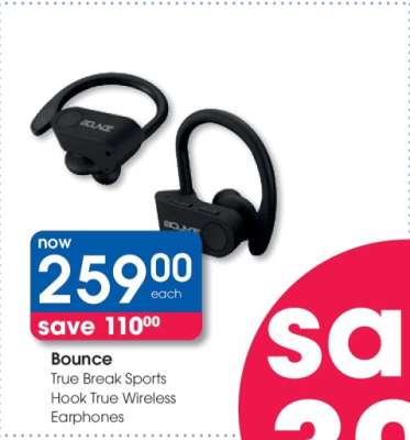 Bounce True Break Sports Hook True Wireless Earphones