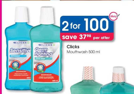 Clicks Mouthwash 500 ml