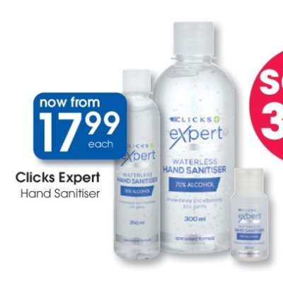 Clicks Expert Hand Sanitiser