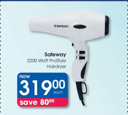 Safeway 2200 Watt ProStyle Hairdryer