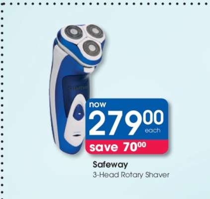 Safeway 3-Head Rotary Shaver