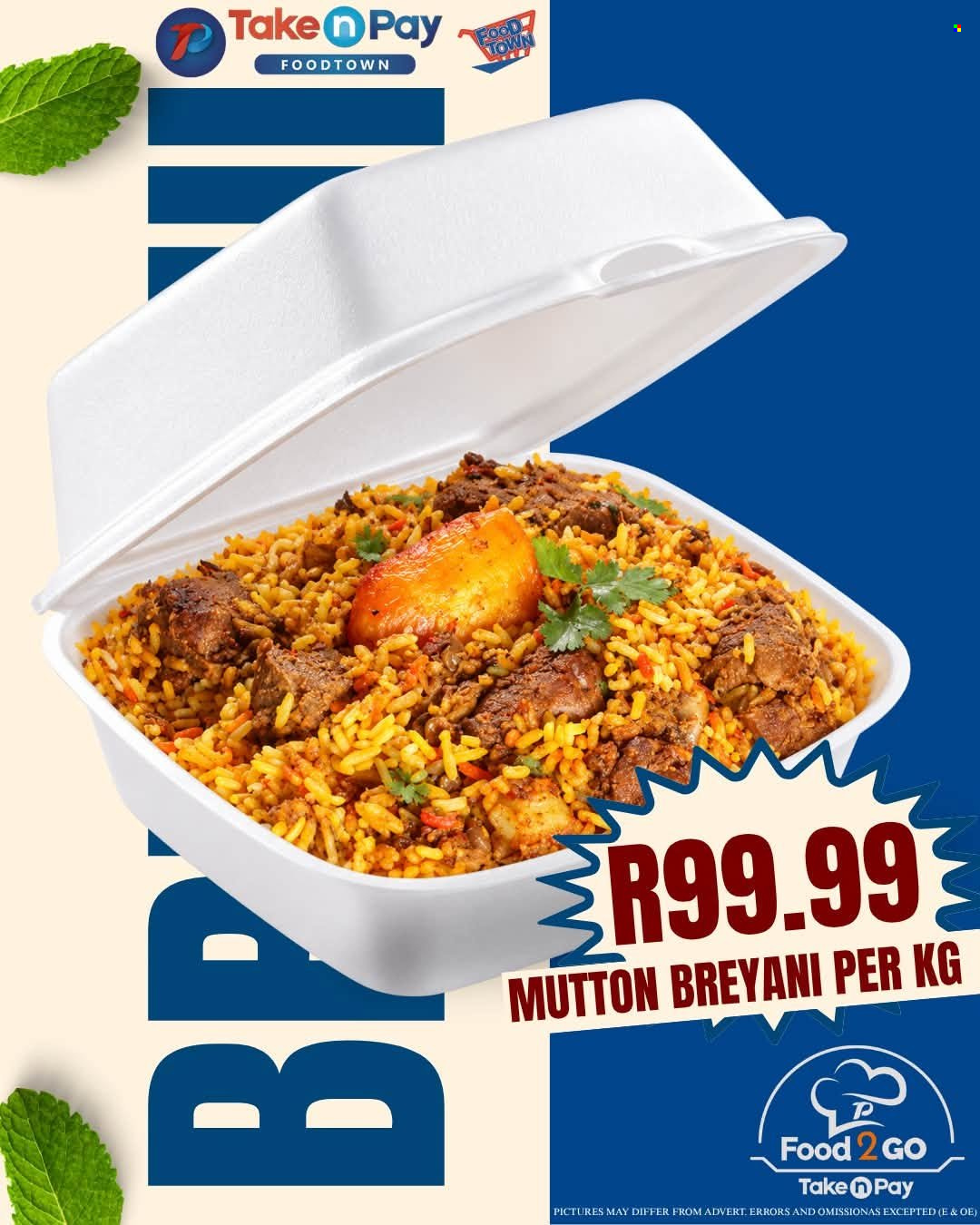 Take n Pay specials. Page 1