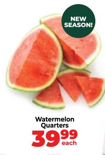Watermelon Quarters
