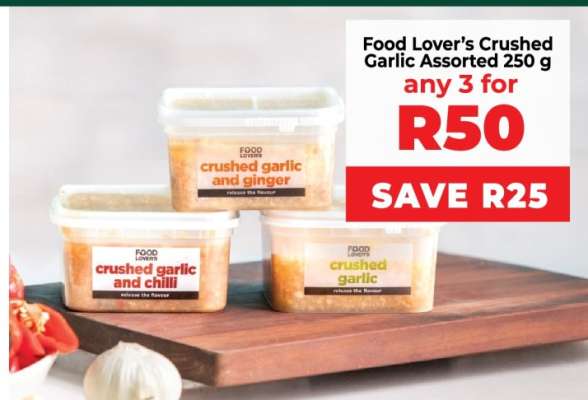 Food Lover’s Crushed Garlic Assorted 250 g