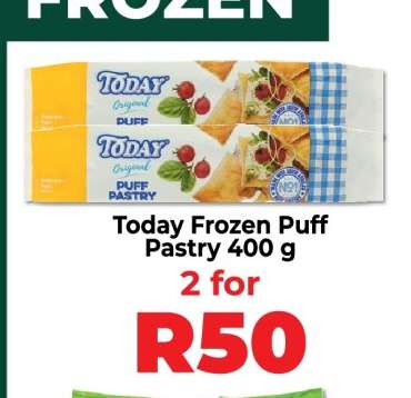 Today Frozen Puff Pastry 400 g