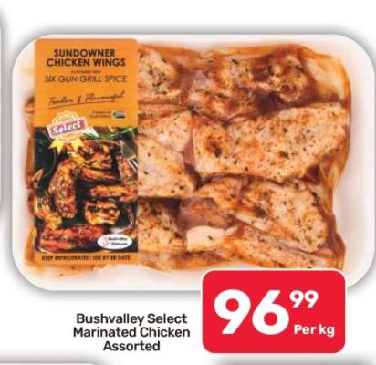 Bushvalley Select Marinated Chicken Assorted