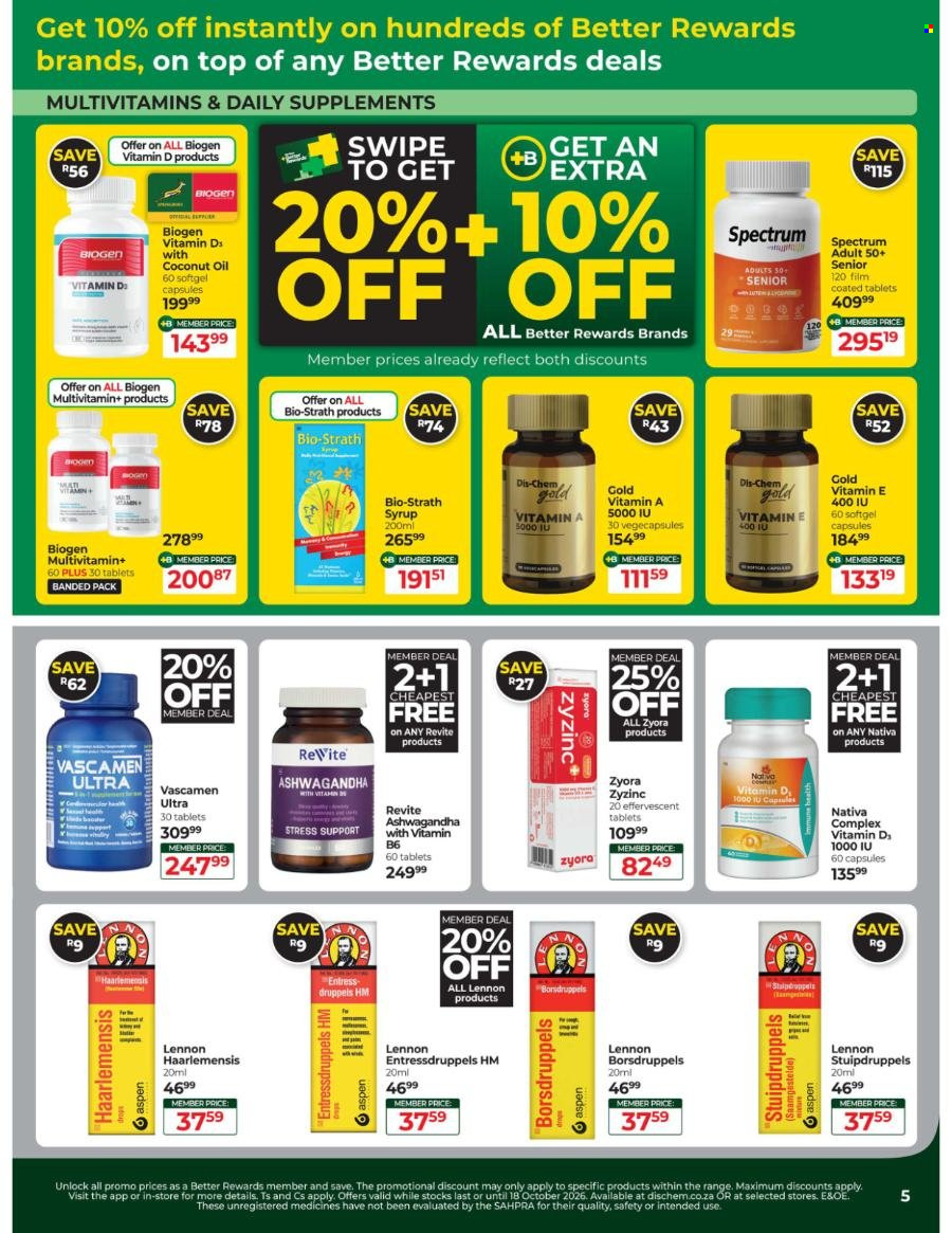 Dis-Chem specials - 09.15.2026 - 10.18.2026. Page 5