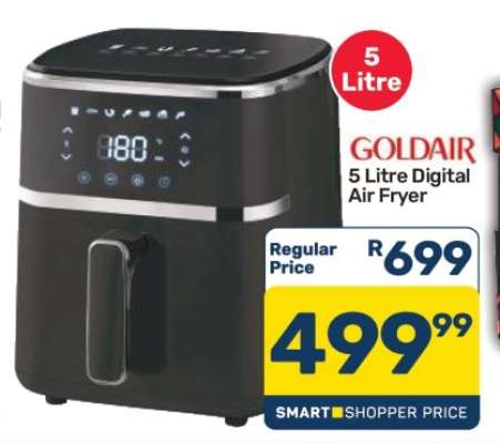 Goldair 5-Litre Digital Air Fryer