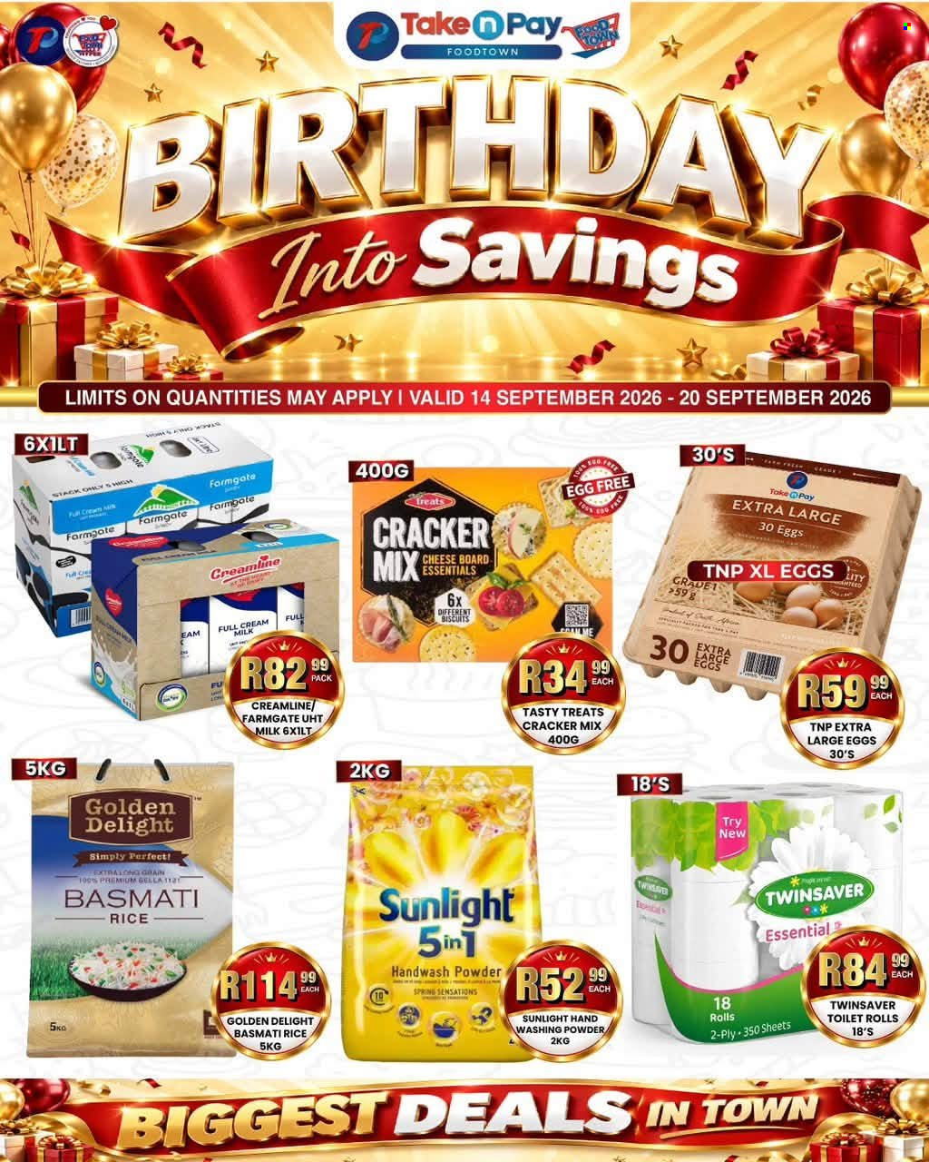 Take n Pay specials - 09.14.2026 - 09.20.2026. Page 1