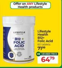 Lifestyle Health B12 + Folic Acid