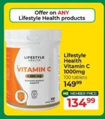 Lifestyle Health Vitamin C 1000mg