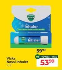 Vicks Nasal Inhaler