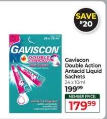Gaviscon Double Action Antacid Liquid Sachets