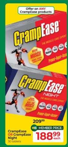 CrampEase OR CrampEase Night