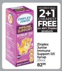 Zinplex Junior Immune Support D3 Syrup
