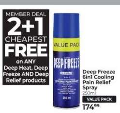 Deep Freeze 6in1 Cooling Pain Relief Spray