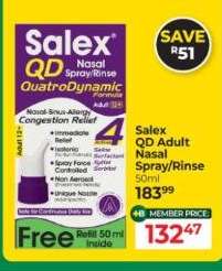 Salex QD Adult Nasal Spray/Rinse