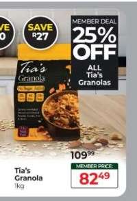 Tia's Granola
