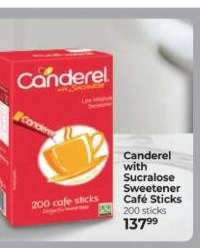 Canderel with Sucralose Sweetener Cafe Sticks