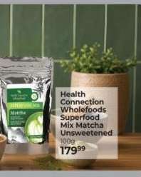 Health Connection Wholefoods Superfood Mix Matcha Unsweetened