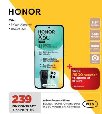 HONOR X6c
