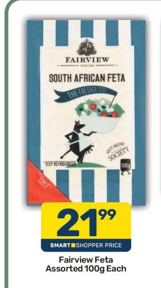 Fairview Feta Assorted 100g Each