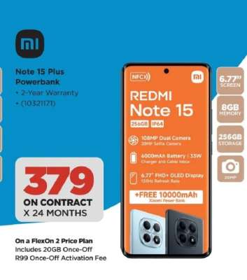 Note 15 Plus Powerbank