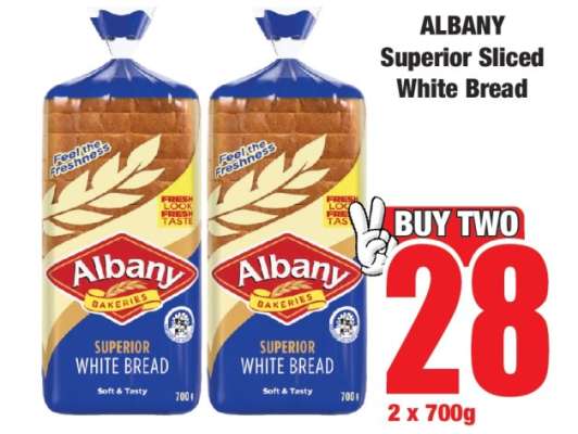 ALBANY Superior Sliced White Bread