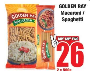 GOLDEN RAY Macaroni / Spaghetti
