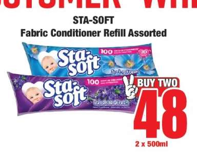 STA-SOFT Fabric Conditioner Refill Assorted