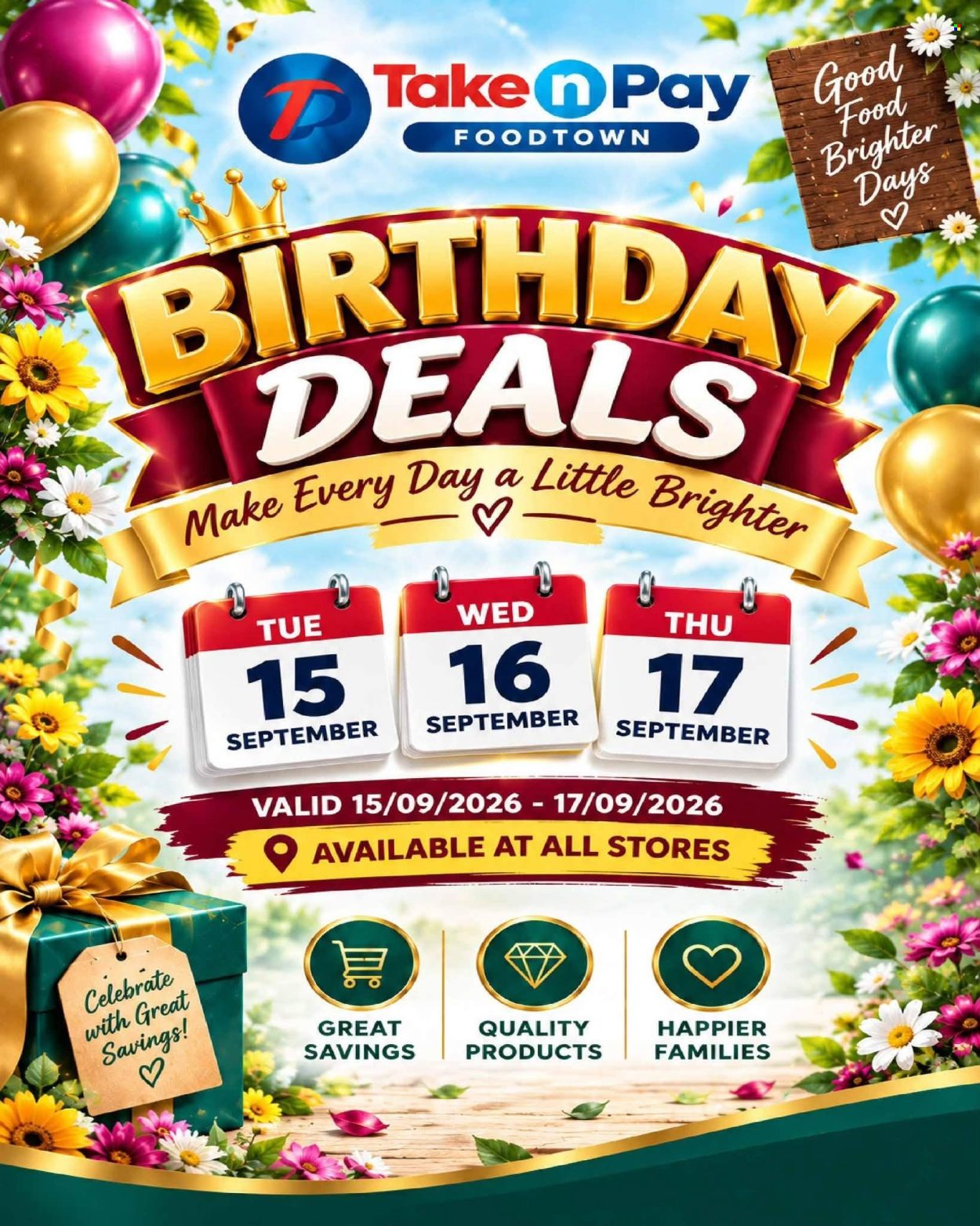 Take n Pay specials - 09.15.2026 - 09.17.2026. Page 1