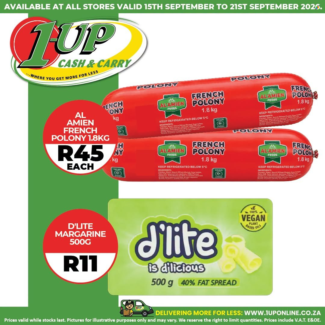 1UP Cash & Carry specials - 09.15.2026 - 09.21.2026. Page 2