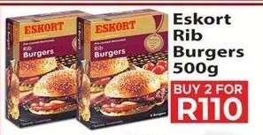 Eskort Rib Burgers 500g