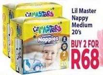 Lil Master Nappy Medium 20's
