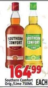 Southern Comfort Orig./Lime 750ML