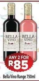 BELLA VINO range 750ml