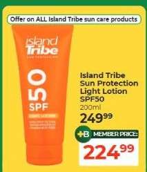 Island Tribe Sun Protection Light Lotion