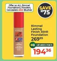 Rimmel Lasting Finish 35HR Foundation