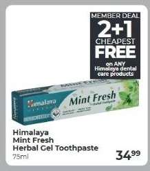 Himalaya Mint Fresh Herbal Gel Toothpaste