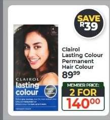 Clairol Lasting Colour Permanent Hair Colour