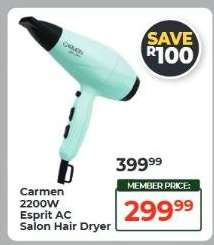 Carmen 2200W Esprit AC Salon Hair Dryer