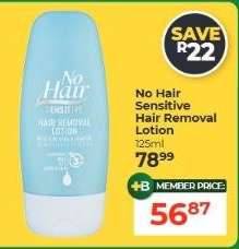 No Hair Sensitive Hair Removal Lotion