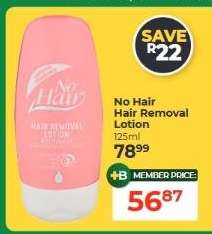 No Hair Hair Removal Lotion