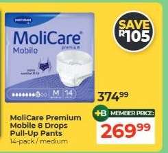 MoliCare Premium Mobile 8 Drops Pull-Up Pants