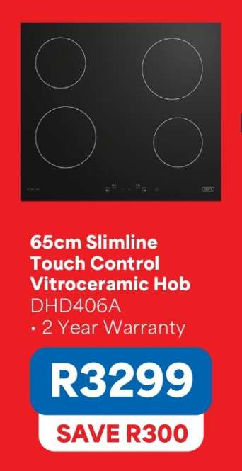 65cm Slimline Touch Control Vitroceramic Hob