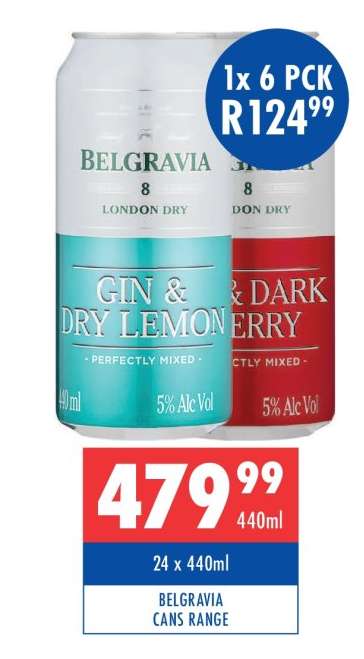 BELGRAVIA CANS RANGE