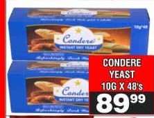 CONDERE YEAST 10G X 48's
