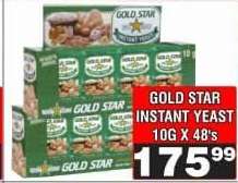 GOLD STAR INSTANT YEAST 10G X 48's