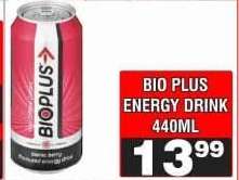 BIO PLUS ENERGY DRINK 440ML